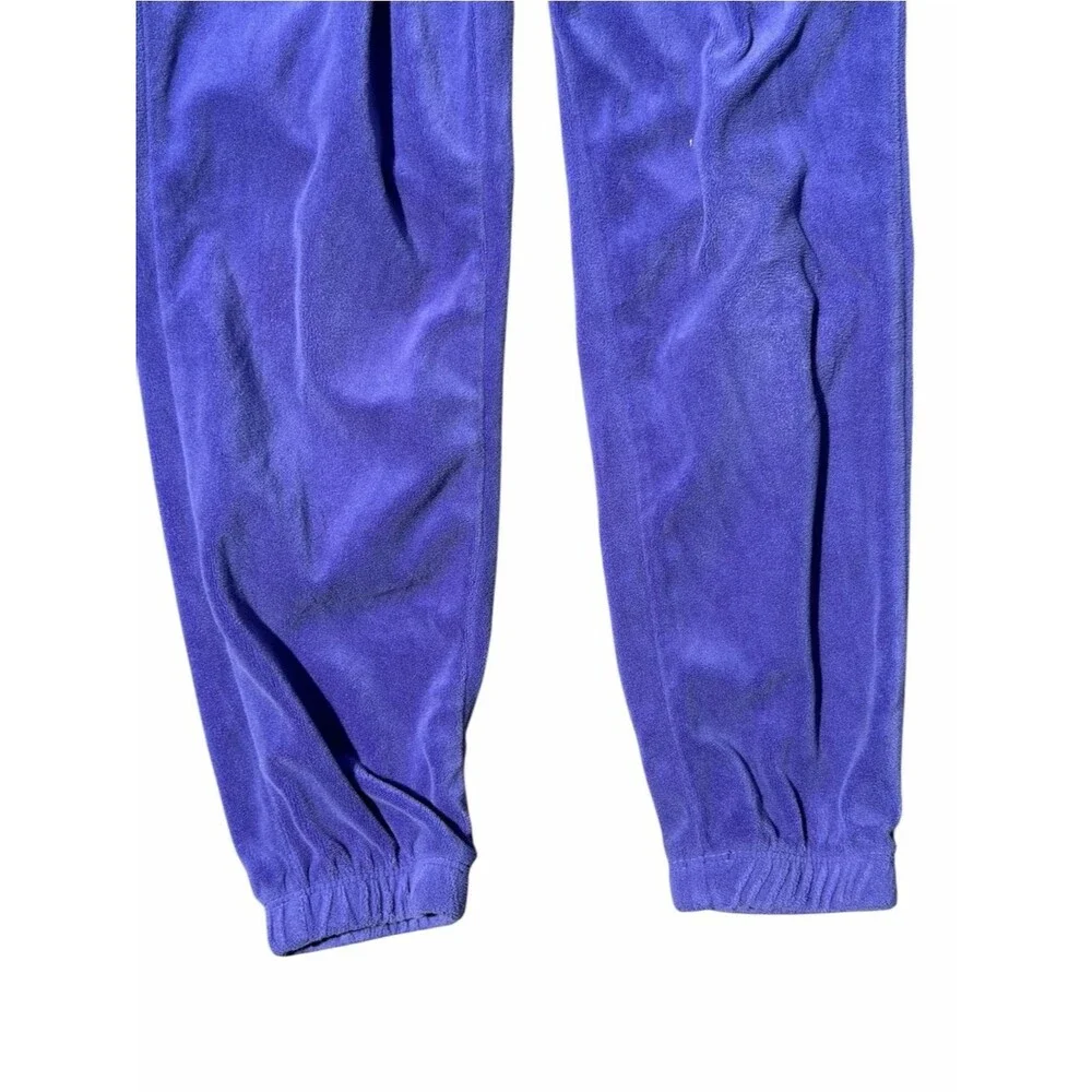 Nike Kids Velour Sweatpants Kids Size 6 M 5-6Y Purple Joggers Y2K Athleisure